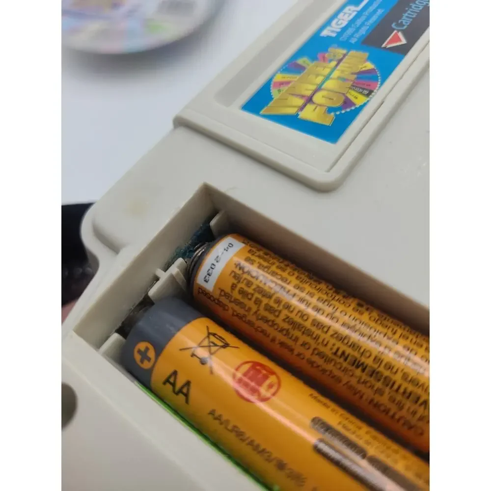 Vintage‎ 1995 Tiger Wheel of Fortune with 2 Cartridges Electronic Handheld Games